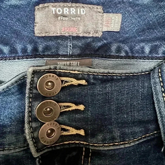 Torrid Super Soft Jegging Size 18 Short - Picture 4 of 5